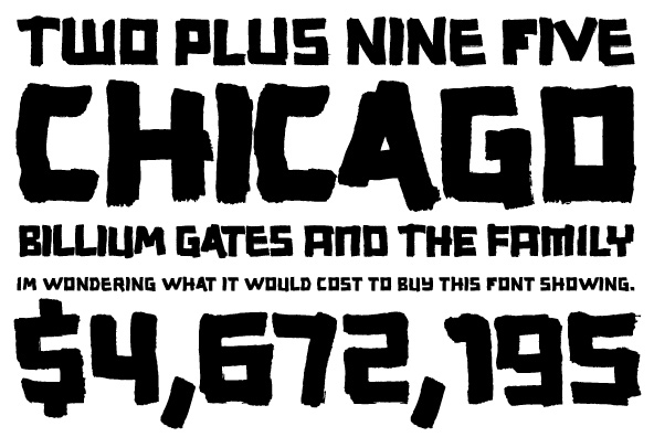 YWFT Expos Regular Font Poster #1