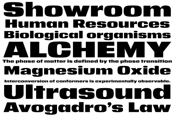 YWFT Matter Font Poster #1