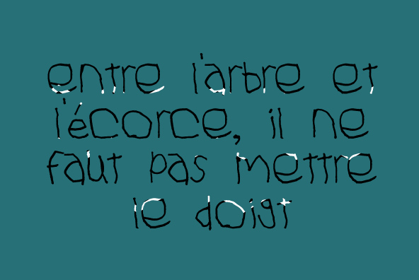 YWFT Garnier Font Poster #1