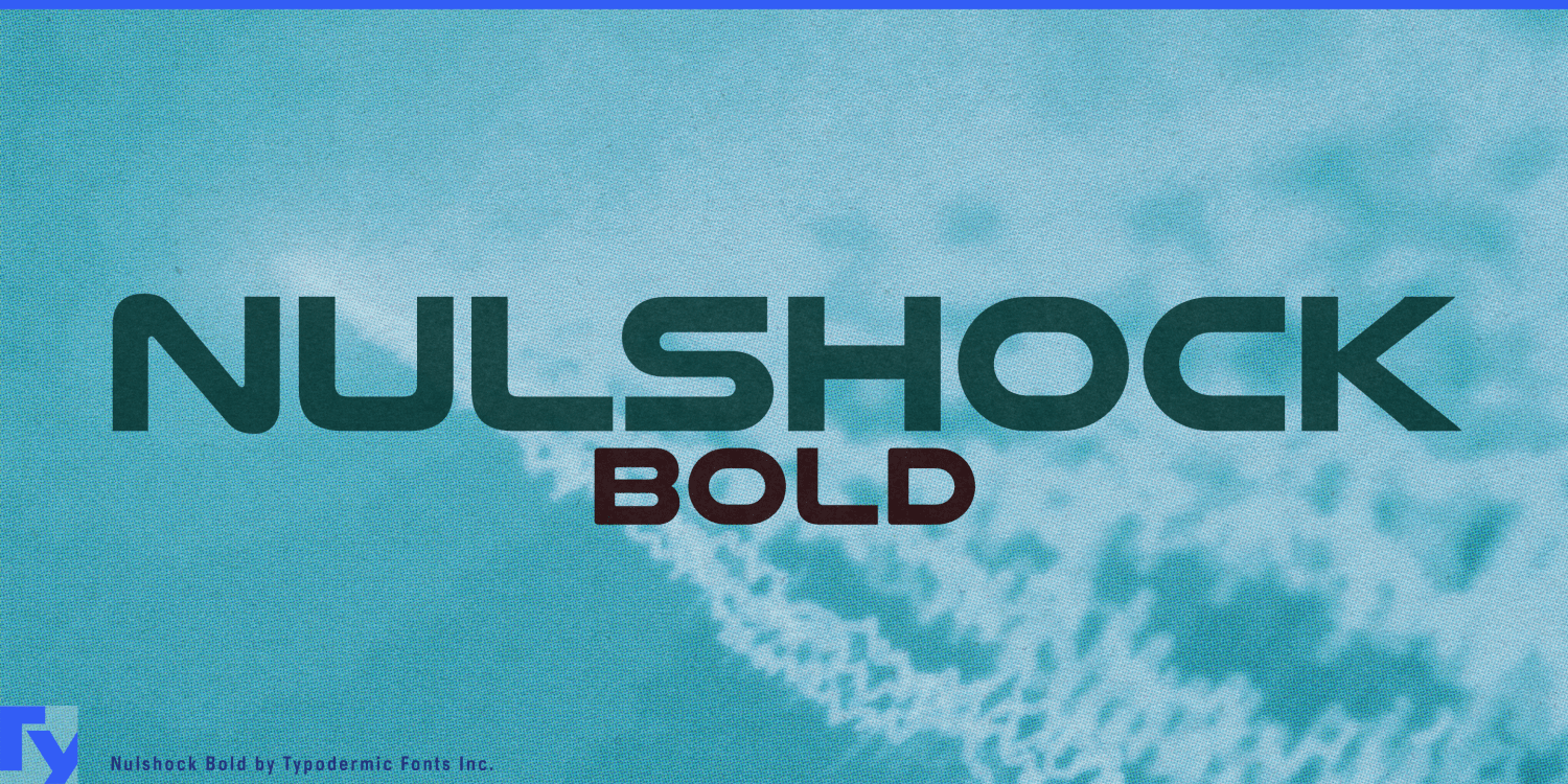 Nulshock Bold Font Poster #1
