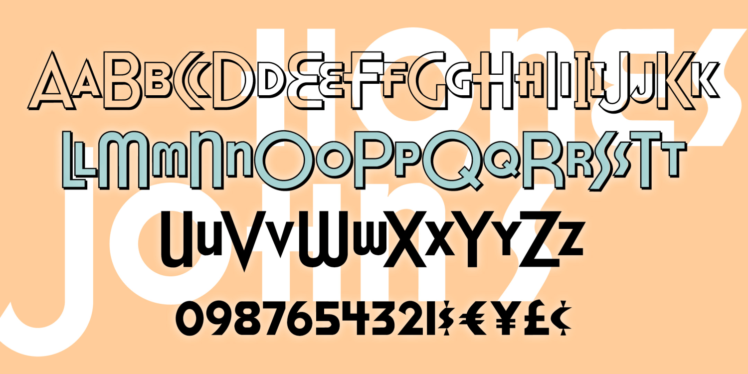 Honest John's Font Family Poster