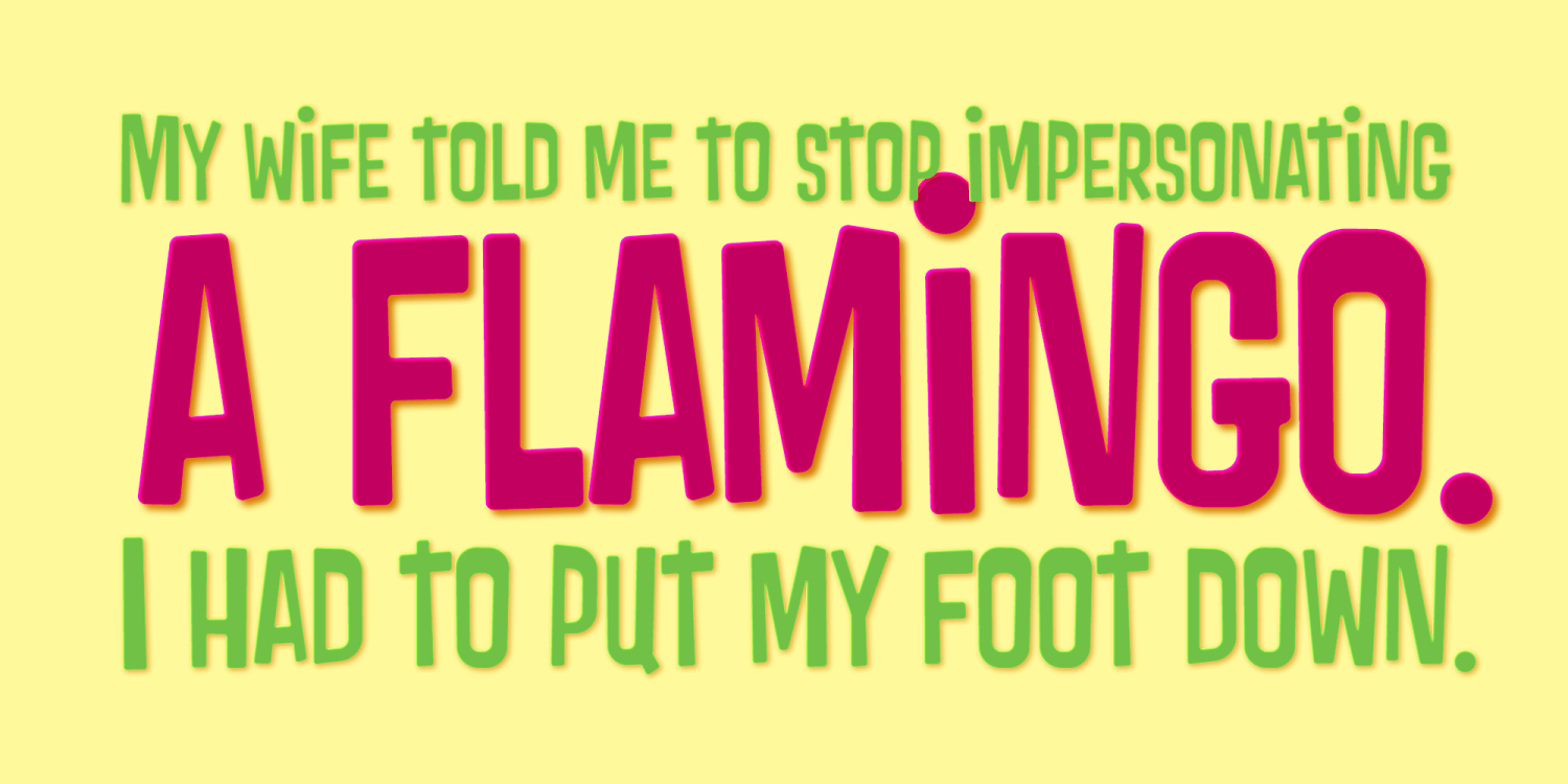 Pink Broccoli PB Font Poster #1