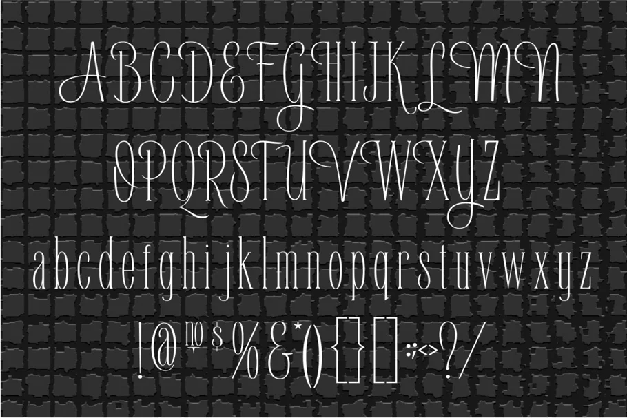 Poster Script Font Poster #1