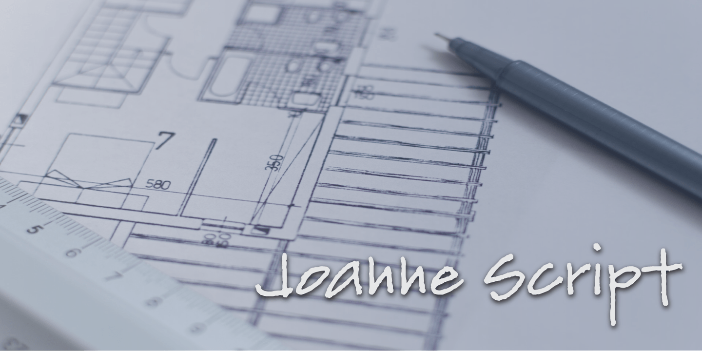Joanne Script Font Poster #1