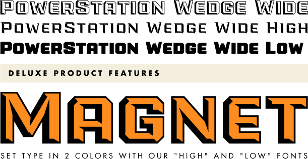 PowerStation Wedge Wide Poster