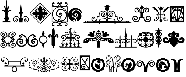 Fleurons of Paris Poster