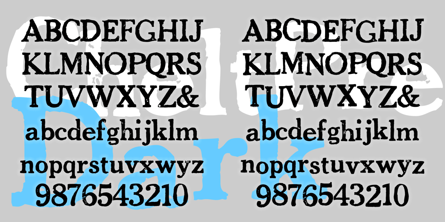 Chelt Press Family Font Poster #1
