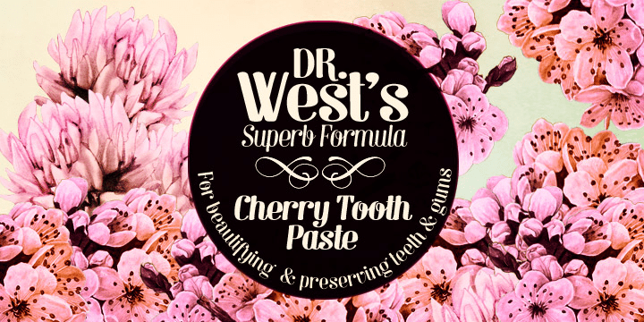 Barber Font Poster #1