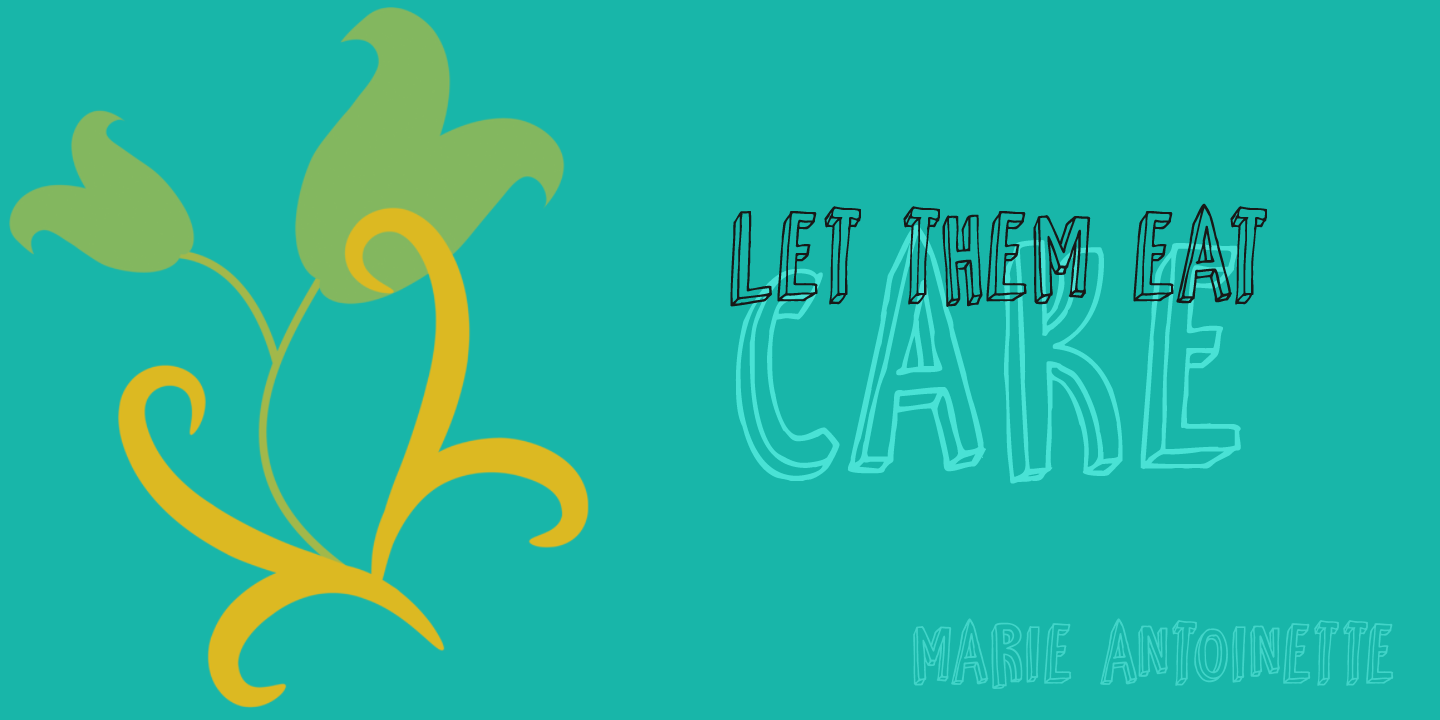 Petit Four Font Poster #1