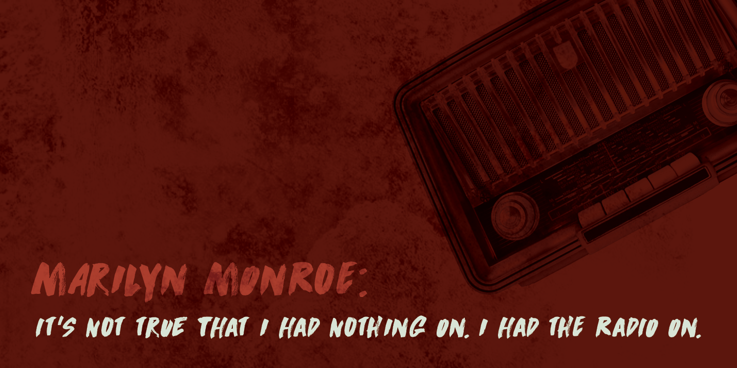 Dirrrty Font Poster #1