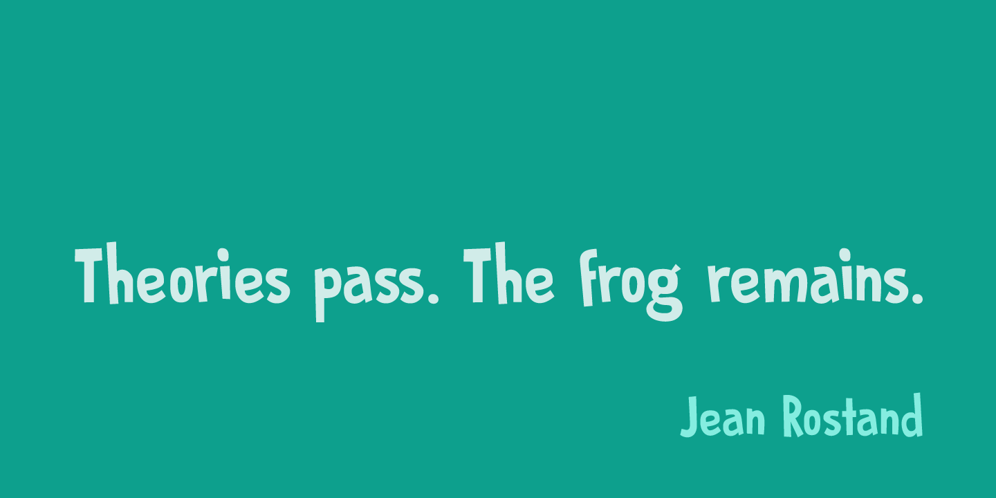 Prince Frog Font Poster #1