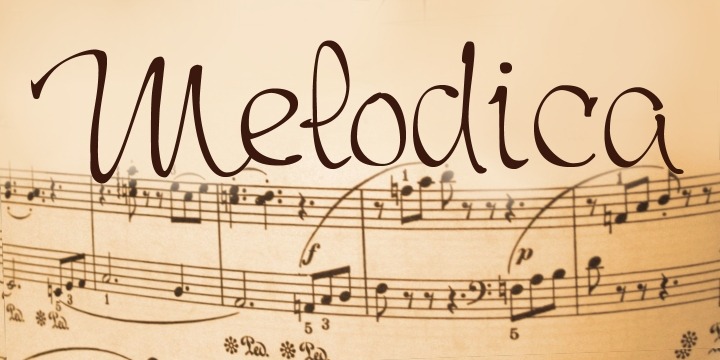 Melodica Font Poster #1