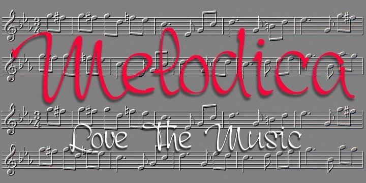 Melodica Font Poster #1