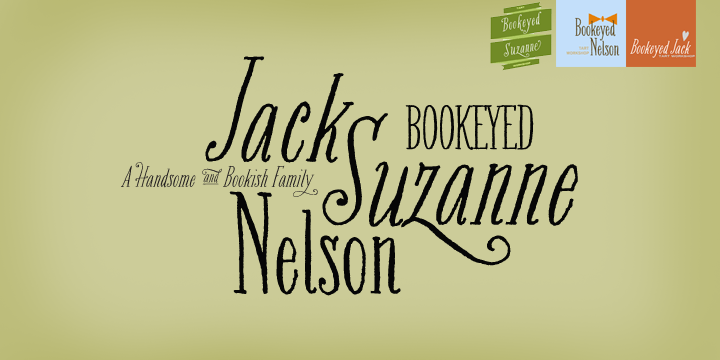 Bookeyed Suzanne Font Poster #1