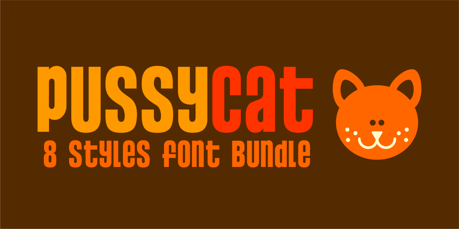 Complete Pussycat Bundle Font Poster #1