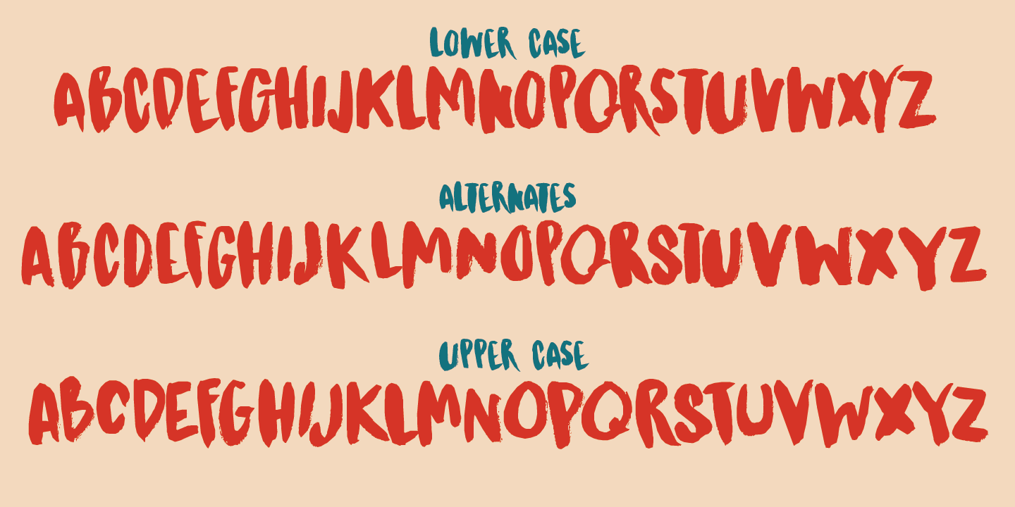 Kitsune Tail Font Poster #1