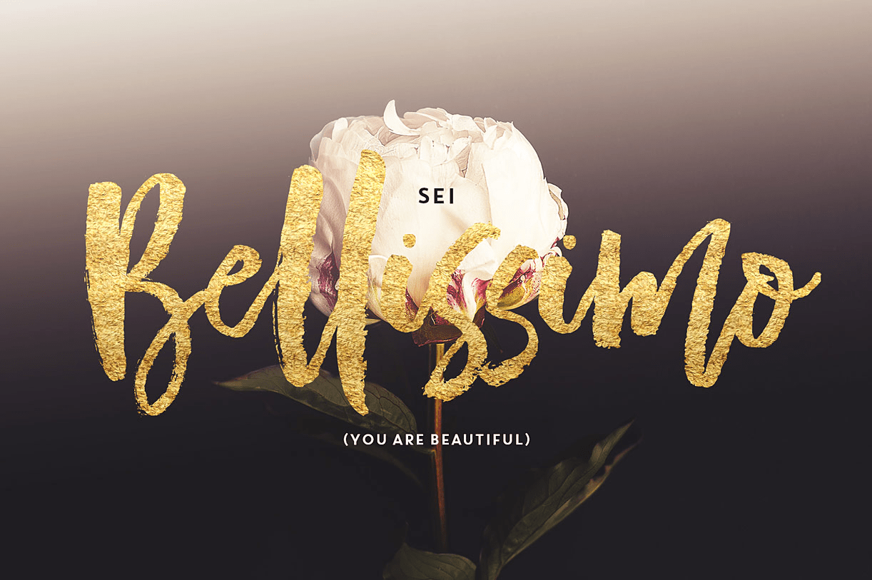 Bellissimo Font Poster #1