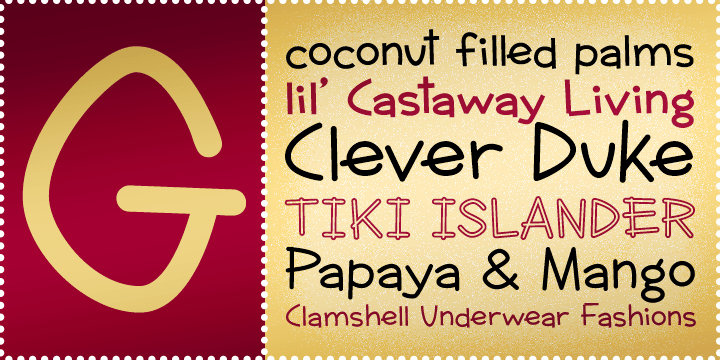 Clever Duke BTN Font Family Poster