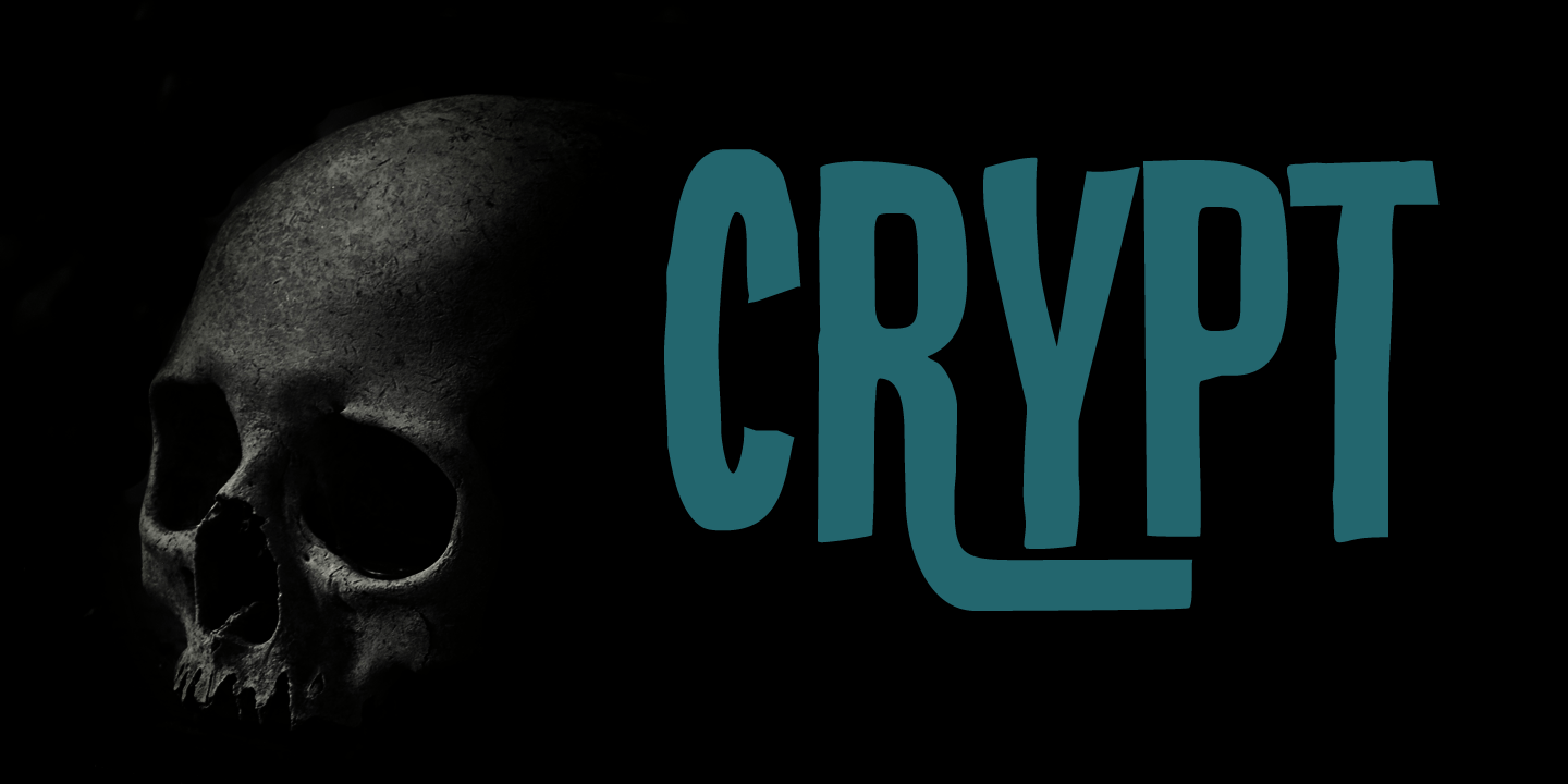 Crypt Font Family by Hanoded | Font Bros