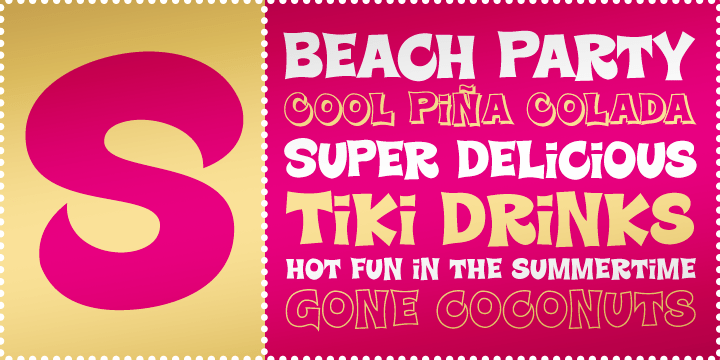 Super Delicious BTN Font Family