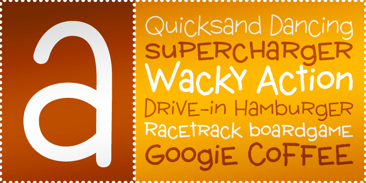 Wacky Action BTN Font Family Poster