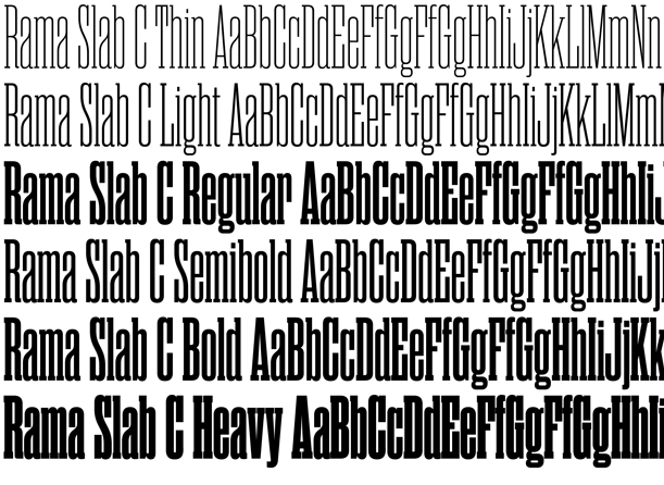 Rama Slab C Font Poster #11