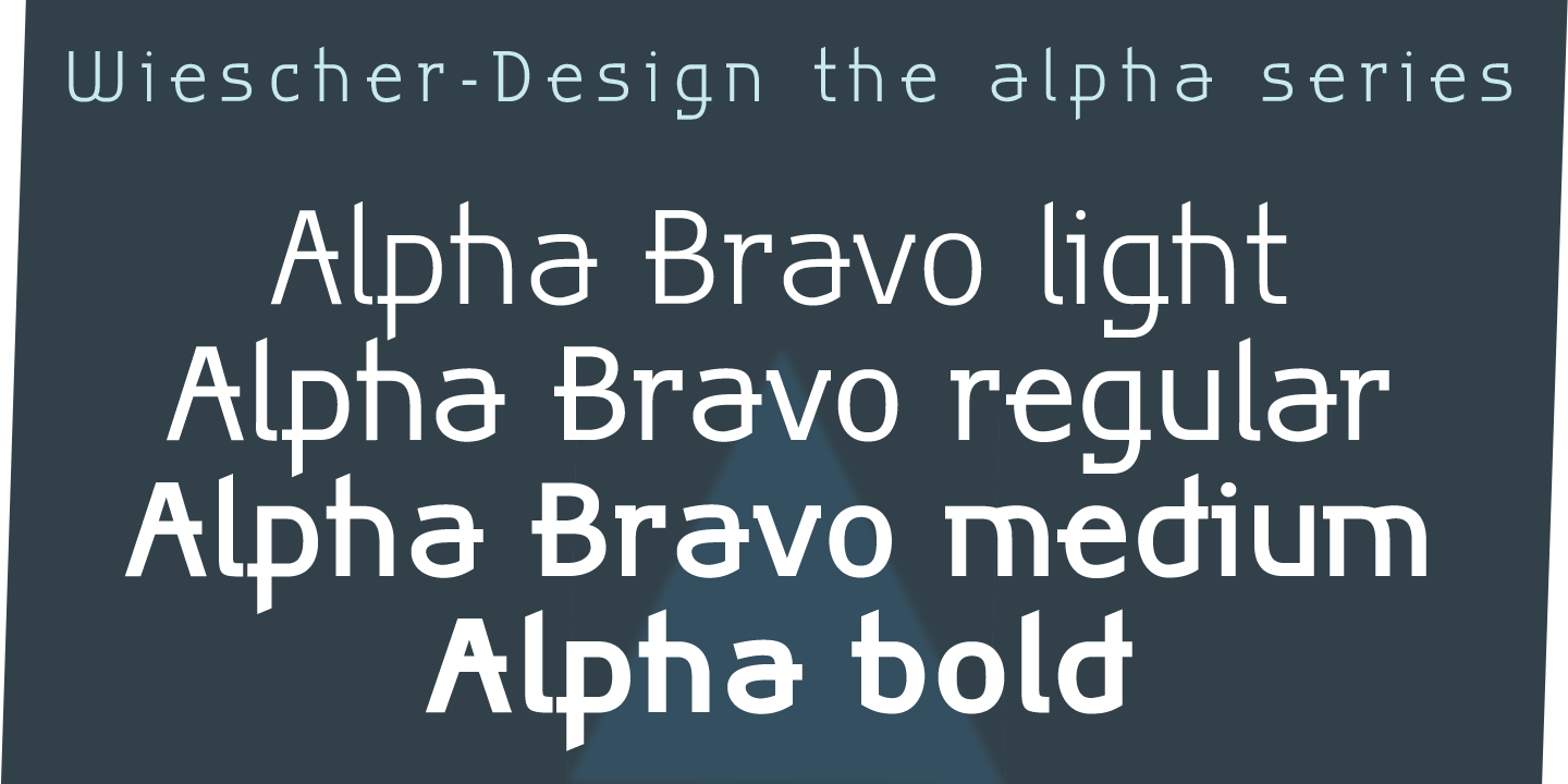 Alpha Bravo Font Poster #1