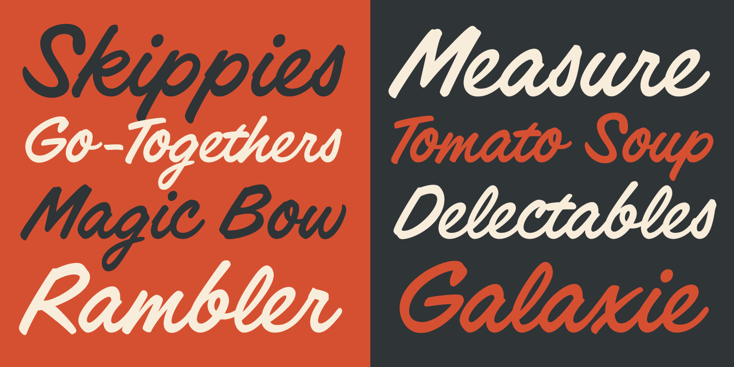 Filmotype Lucky Font Poster #1