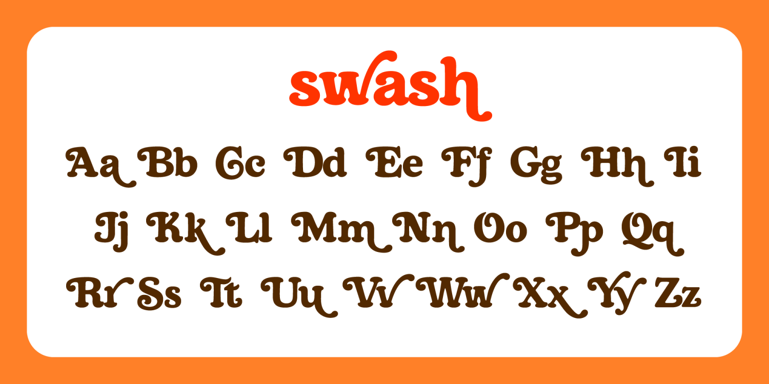 Topanga Swash Font Poster #1