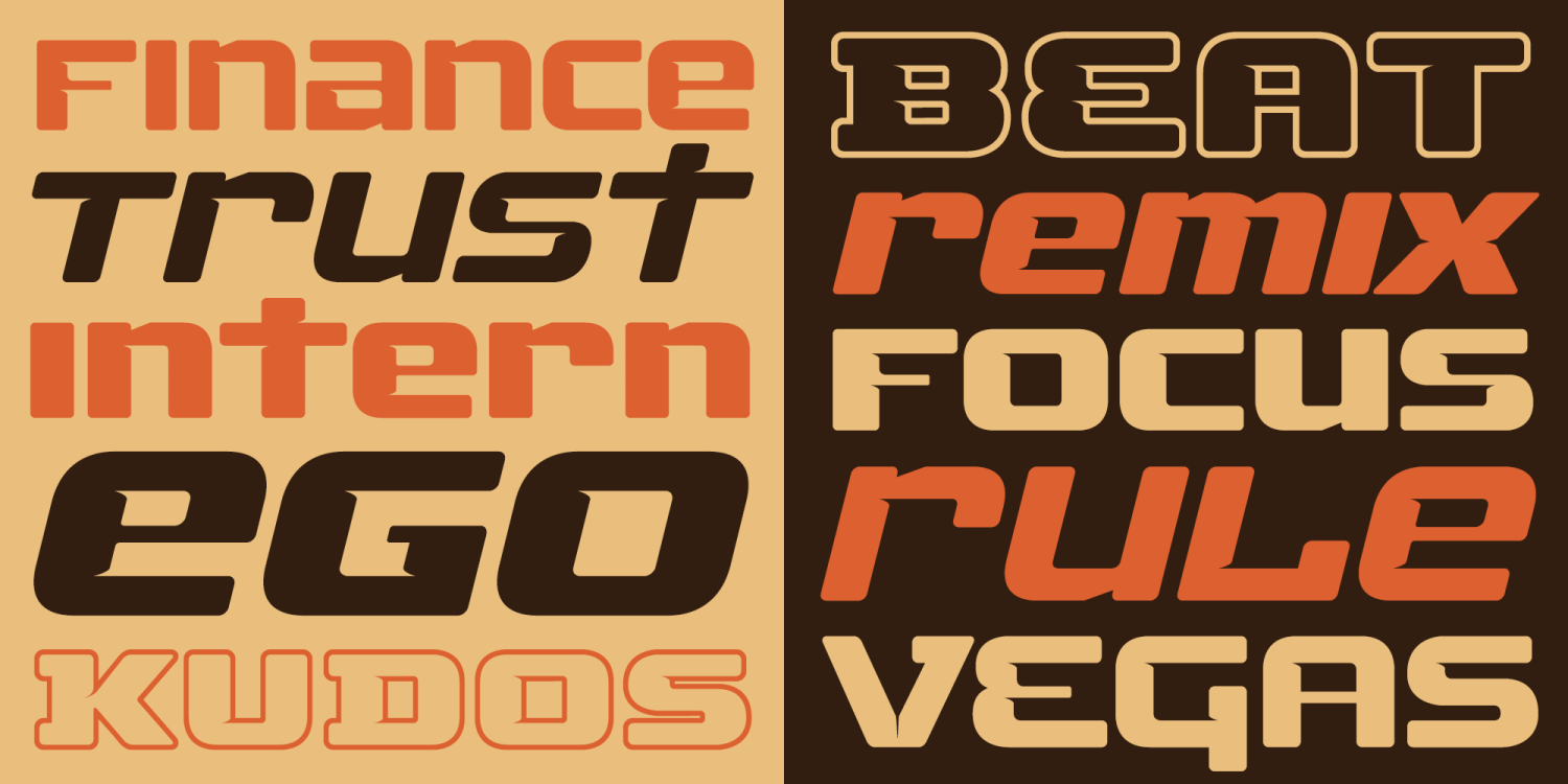 Fuel Uni Extended Font Poster #1