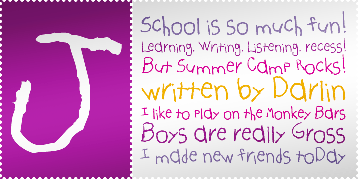 Darlin BTN Font Poster #1