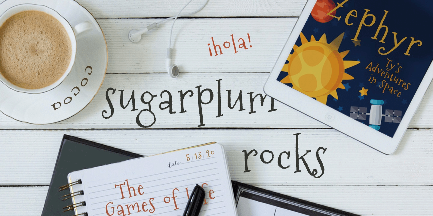 Sugarplum Sweet Font Poster #1