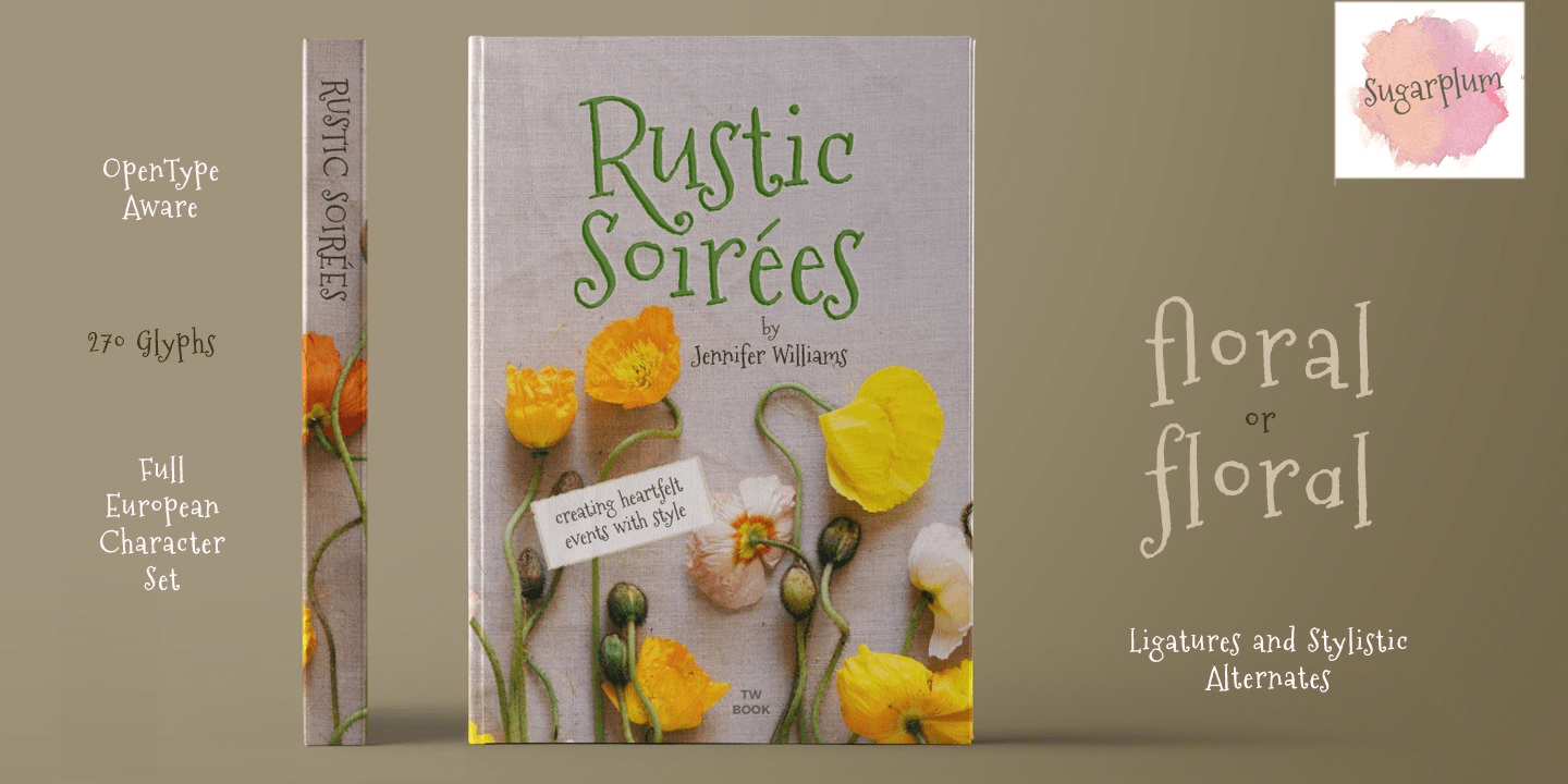 Sugarplum Sweet Font Poster #1