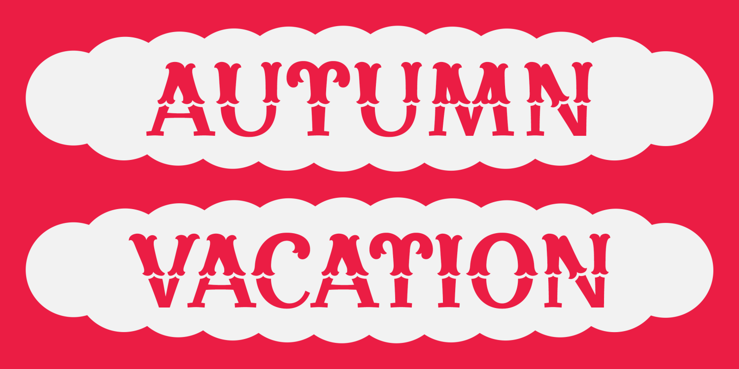 Mademoiselle, Grandes Vacances & Homemade Text Font Poster #10