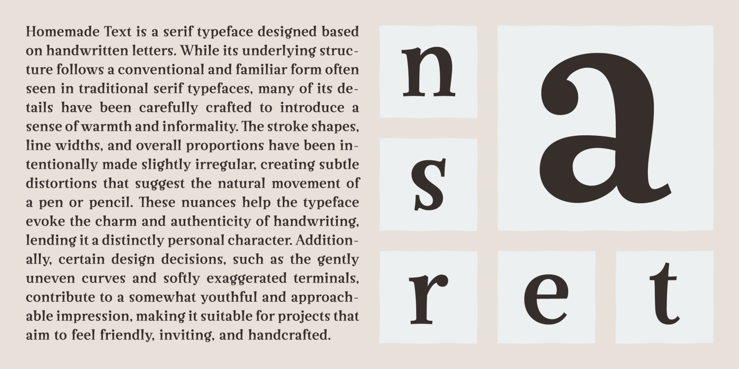 Mademoiselle, Grandes Vacances & Homemade Text Font Poster #16