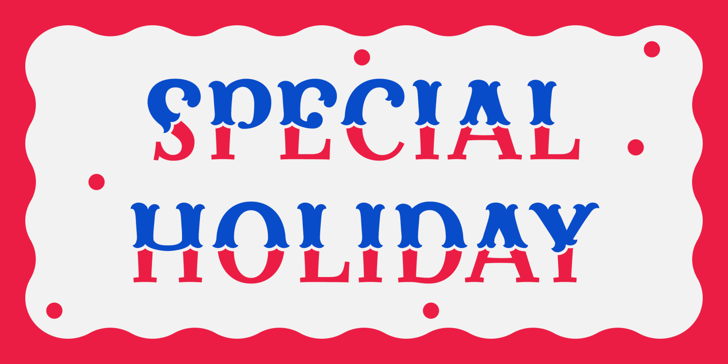 Mademoiselle, Grandes Vacances & Homemade Text Font Poster #4