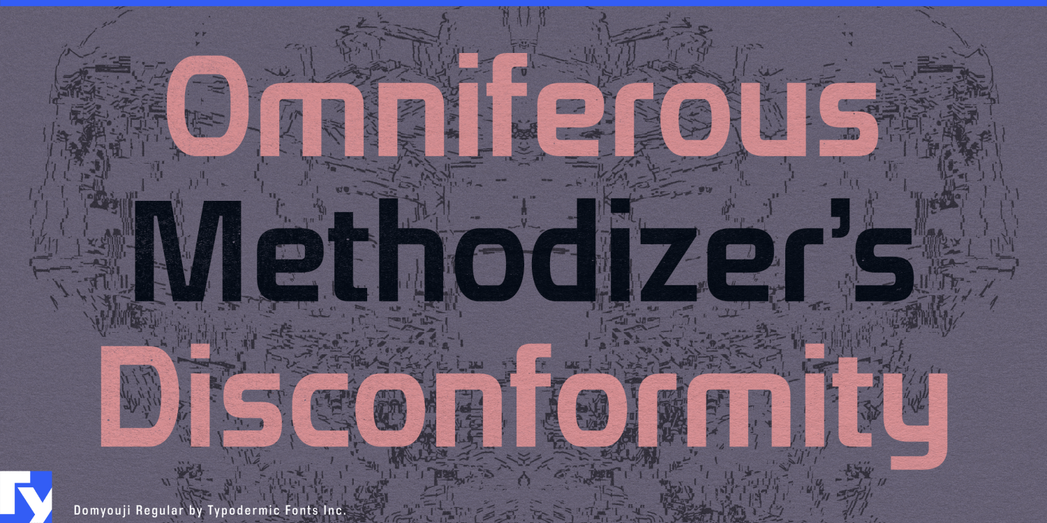 Domyouji Font Poster #1