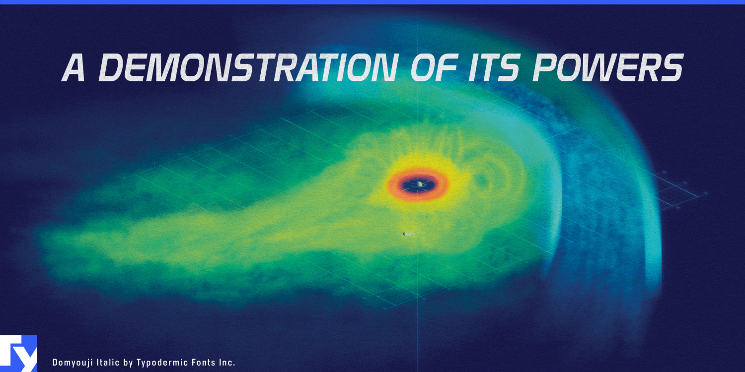 Domyouji Font Poster #1