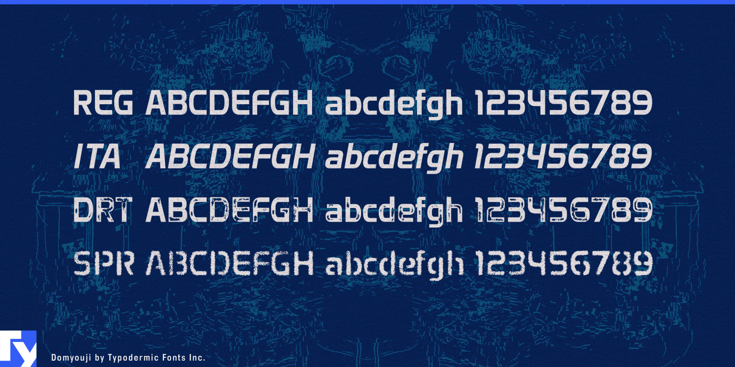 Domyouji Font Poster #1