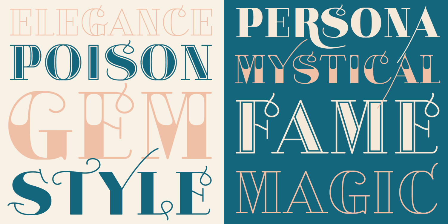 Opula Font Poster #1