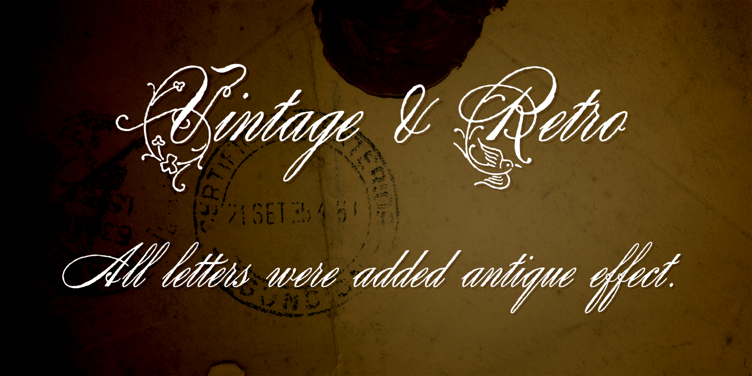 Antique Spenserian Font Poster #4