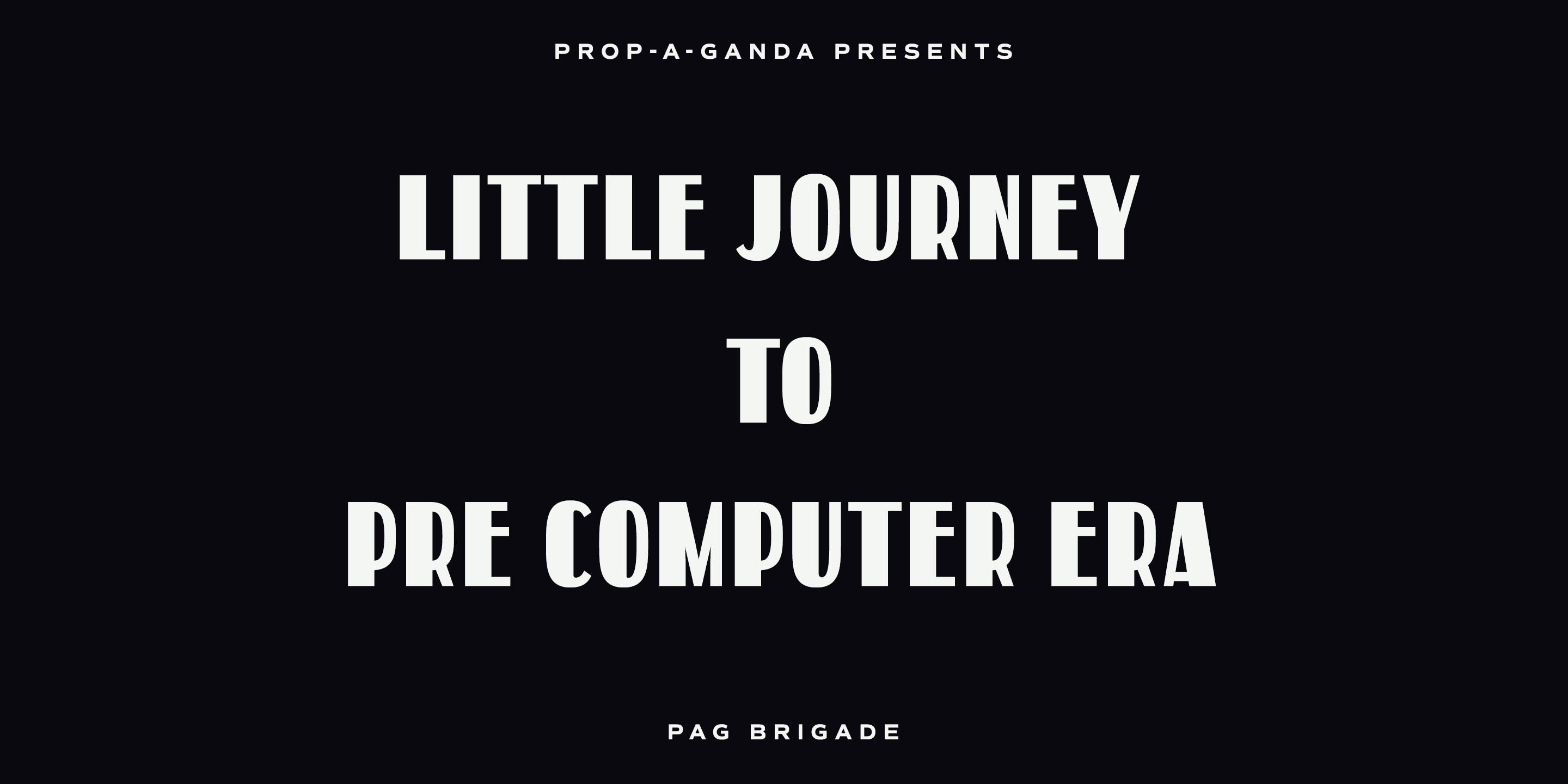 PAG Brigade Font Poster #1