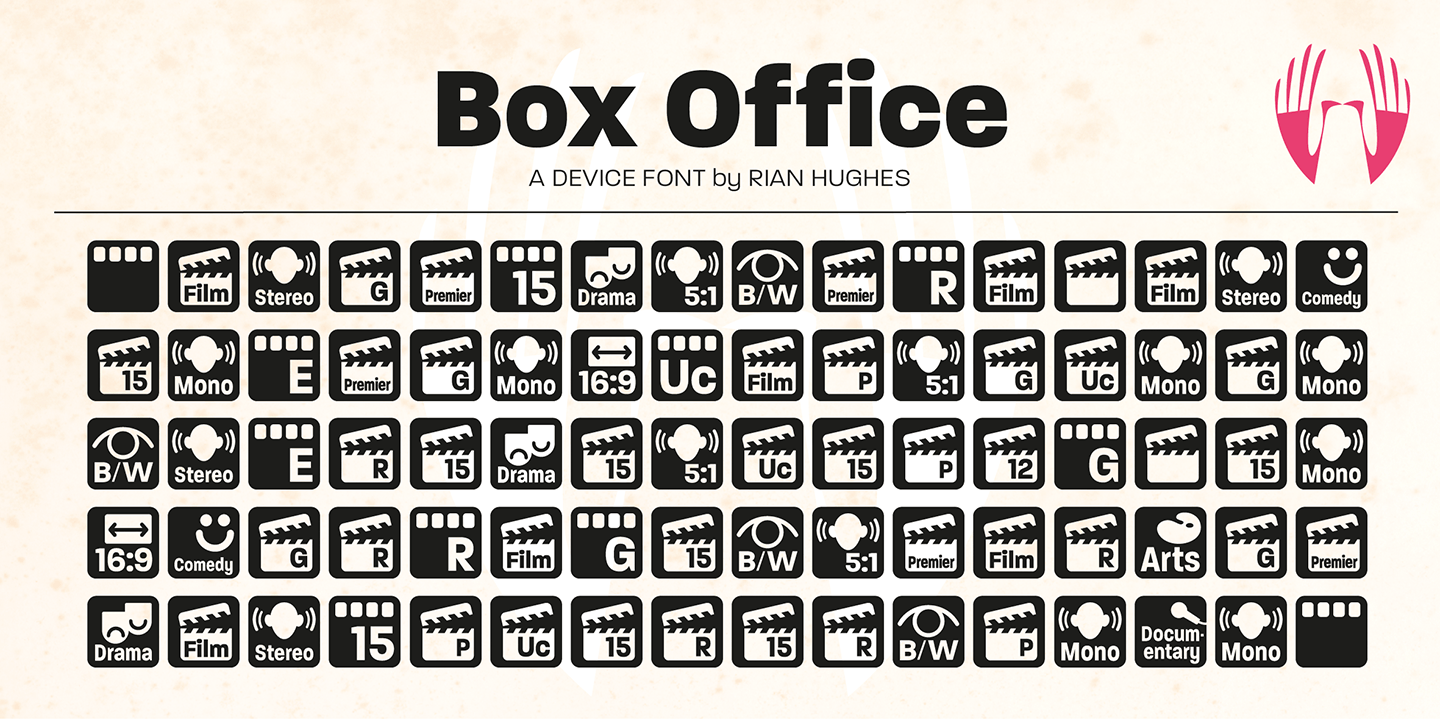 Box Office Font Poster #1