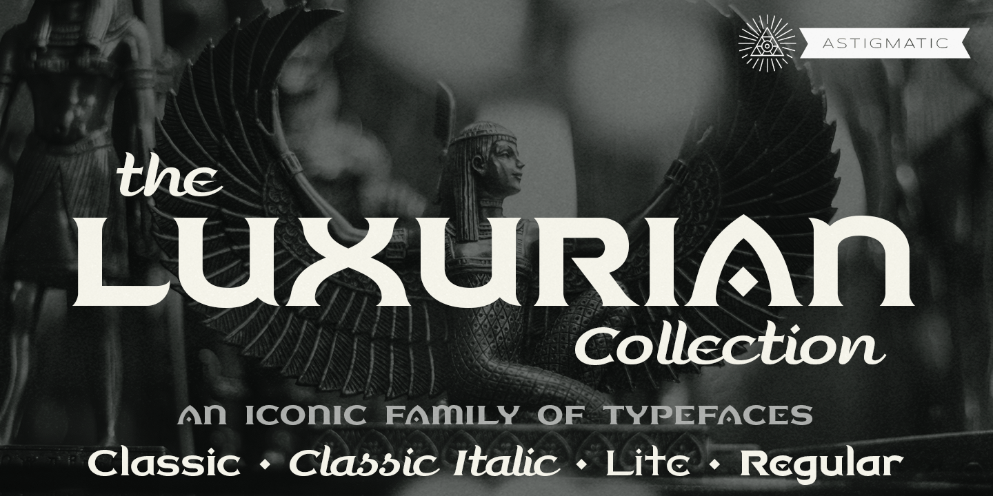 Luxurian Font Poster #1