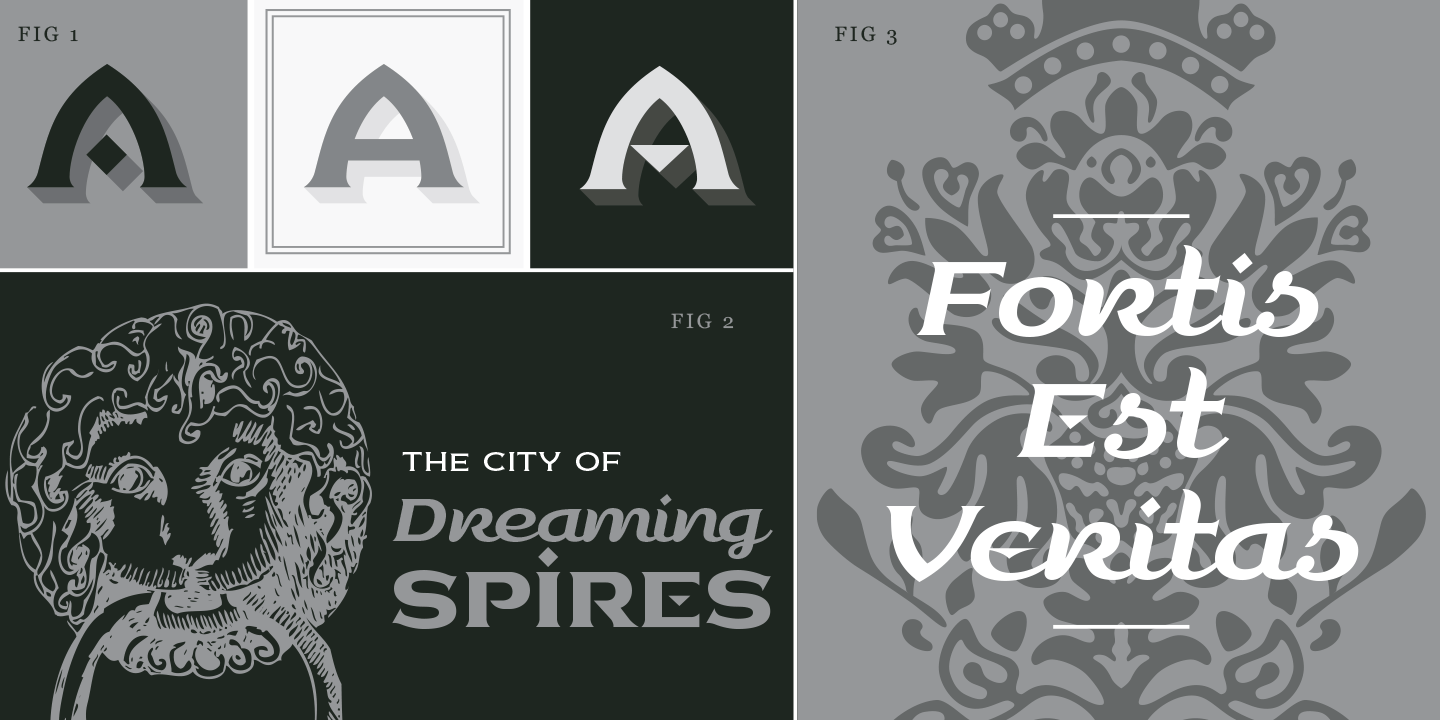 Luxurian Font Poster #1