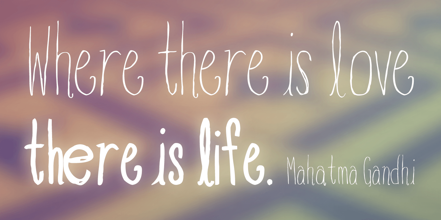 Blue Goblet Drawn Font Poster #1