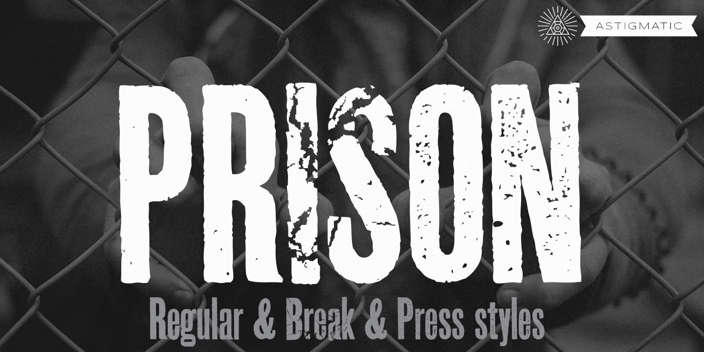 Prison Pro Font Poster #1