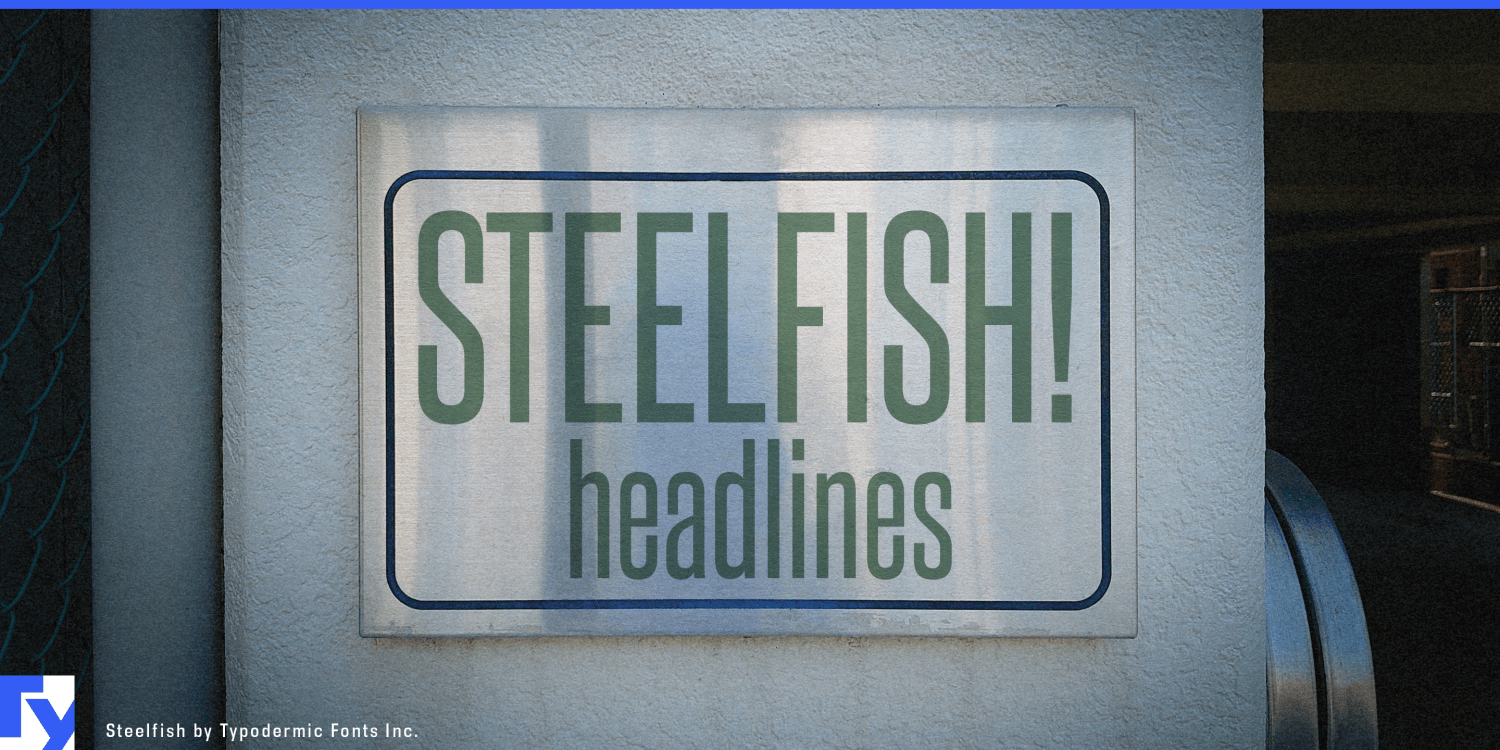 Steelfish Font Poster #1