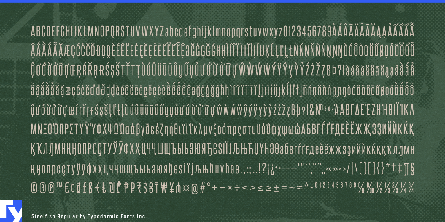 Steelfish Font Poster #1