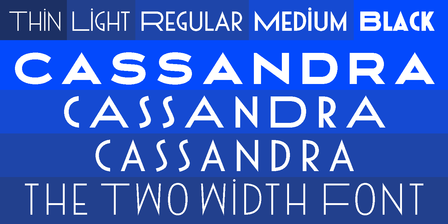 Cassandra Font Poster #1